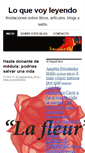 Mobile Screenshot of loquevoyleyendo.com